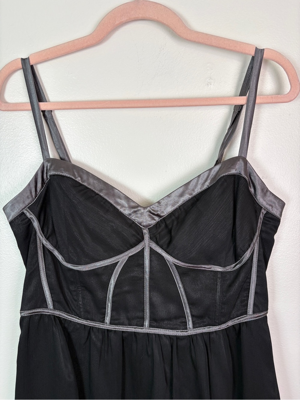 VTG Y2K Black Corset Party Dress by Guess